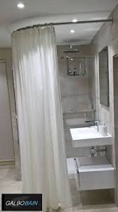 Installation D Une Cabine Textile D Angle Galbobain Pour Intimiser Une Salle De Bain Ouverte Sur La Chambre Saint Rideau Douche Salle De Bain Rideau Baignoire