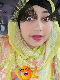 Funny Long Eyelashes