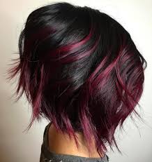 Image Result For Cherry Red Brown Balayage Short Hair Balayage Cool Hair Color Dark Red Hair Color