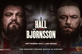 Immediately after, bjornsson called out hall, saying, according to boxing scene: Eddie Hall Vs Hafthor Bjornsson Mtk Global Working On Sept 2021 Fight Bad Left Hook
