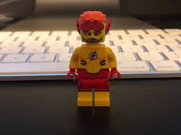 Lego Custom Pad Printed Funnybrick Kid Flash Minifigure Super Rare 115 200 Kid Flash Mini Figures Lego