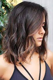 44 Ideas To Freshen Up Your Hair Color With Partial Highlights Short Hair Balayage Dark Hair With Highlights Brunette Hair Color
