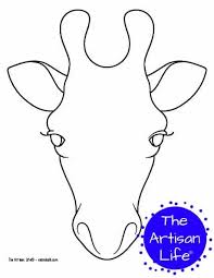 One man's trash is another man's. Free Printable Giraffe Outlines Templates The Artisan Life
