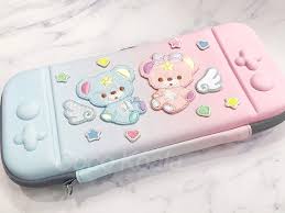 Skins, cases, covers, joy con grip caps, and more, we stock the cutest kawaii switch accessories. Nintendo Gradient Switch Case Cute Carrying Case Etsy