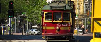 The city circle tram is a free tram service that operates in melbourne australia. City Circle Tram In Melbourne