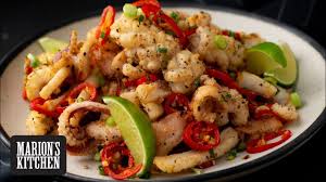 Ultimate Chinese Salt Pepper Squid Youtube Stuffed Peppers Salt And Pepper Squid Squid Recipes