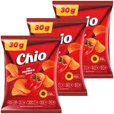 Peel, cut into sticks and dip the potatoes in cold water. Chio Red Paprika Chips 30x30g Online Kaufen Im World Of Sweets Shop