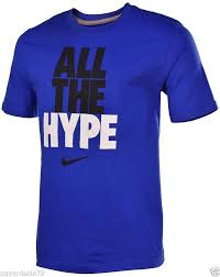 Black And Blue Nike Shirt Men S Size Large Nike All The Hype T Shirt Blue Black Swoosh Baseball Football Nike Graphictee Mens Tshirts Mens Shirts T Shirt