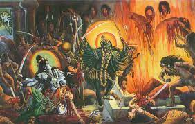 Maybe you would like to learn more about one of these? God Veerabhadra Lord Virabhadra Destroyer Of Daksha Miniature Painting Of India Artwork India Painting By B K Mitra