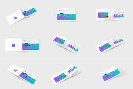 A4 Landscape Magazine Mock Up In 2020 Postcard Mockup Business Card Mock Up Stationery Mockup