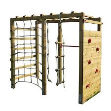 Klettergerust Holz Mit Kletterwand Premium Kletterwand Garten Kaufen Kletternetz