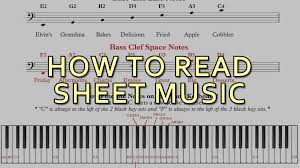 How To Read Sheet Music Notation Covington Mandeville New Orleans La Laapa Blog