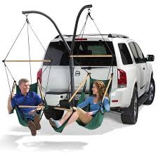 Vehicular Hammock Seats Best Camping Gear Inventions Hammacher Schlemmer