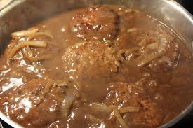 This mexican cornbread casserole is packed with tempting seasonings, and the cheese and onions make an attractive topping. Hamburger Steak With Creamy Onion Gravy Hamburger Steak Recipes Deep South Dish