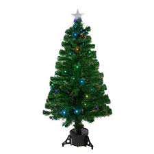 Fiber optic christmas decorations indoor pinterest ideas for baby. Northlight 4 Prelit Artificial Christmas Tree Led Color Changing Fiber Optic With Star Tree Topper Multicolor Lights Target