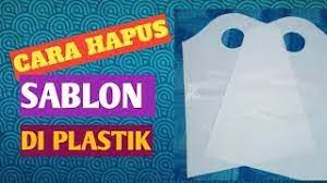 Dengan menggunakan kaporit + soda api/bayklin. Cara Hapus Sablon Plastik Youtube