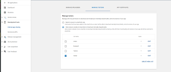 To email lists only or allow anyone whom you share the link with to download. Upload Apk In Internal App Sharing In Google Play Console But Item Not Found Stack Overflow