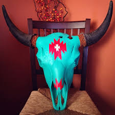 Decorative carved cow skull silver. Painting Cow Skulls At Paintingvalley Com Explore Collection Of Painting Cow Skulls