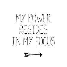 My Power Resides In My Focus The Red Fairy Project