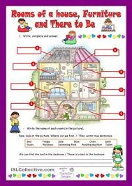 Label Parts Of The House There Is A In The English Teaching Materials Learning Spanish Teaching Fun