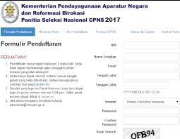 Agar dapat mengikuti seleksi cpns, dik lulus harus melakukan langkah pertama dalam cara daftar cpns 2021, yaitu mendaftarkan diri secara online di sscn bkn. Tata Cara Daftar Cpns Online 2017 Di Sscn Bkn Go Id Lengkap Panduan Bergambar Info Pendidikan Terbaru