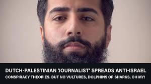 Dutch 'Journalist' Spreads Anti-Israel Conspiracy Theories. But No Dolphins  Or Sharks, Oh My!
