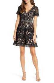 Eliza J Tiered Lace Fit Flare Cocktail Dress Nordstrom Rack In 2020 Fit And Flare Cocktail Dress Fashion Clothes Women Cocktail Dress Wedding