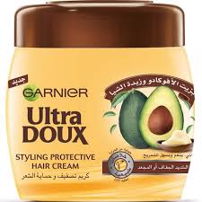 كريم الشعر Garnier Ultra Doux Avocado Oil Shea Butter For Very Dry Or Frizzy Hair Cream 200ml Dawadose Com