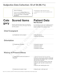 Focused Exam Mobility Completed Shadow Health Subjective Focused Exam Mobility Completed In 2020 West Coast University Exam Shadow