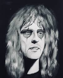 Happy Wednesday!!! My signed oil painting of Alice Cooper... :)