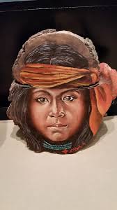 Three Hand Painted Portraits of Native Americans