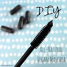 diy all natural vegan mascara vegan