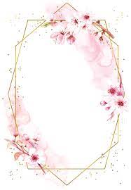 Floral Sakura Wedding Invitation Template Greetings Island Floral Poster Flower Background Wallpaper Flower Graphic