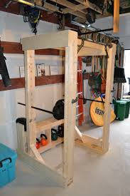 Diy Wood Squat Rack Plans Quick Woodworking Projects Thuis Gym Garage Ideeen Thuis