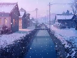 A Scheduled Lifestyle Anime Scenery Anime Snow Scenery
