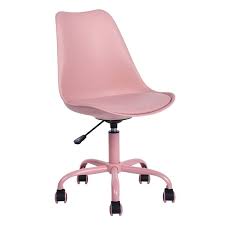 Chairus living room chair, mid century modern retro leisure velvet accent chair with golden metal legs, vanity chair for bedroom dresser, upholstered guest chair(antique pink) 4.7 out of 5 stars 366 $155.89 $ 155. Furniturer Blokhus Curve Style Office Chair Modern With 5 Casters Pink 0100200010276 Rona