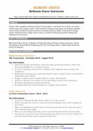An elevator pitch is a short and engaging pitch about yourself that conveys to the interviewer why you are the perfect fit for their organization. Dance Instructor Resume Samples Qwikresume