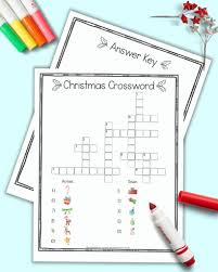 .puzzles for kids, word puzzles for teaching kids, vocabulary crossword puzzles for beginners, worksheets for esl kids, children's puzzles, worksheets, crossword with answer sheets, free esl puzzles. 2 Free Printable Christmas Crossword Puzzles With Answer Key The Artisan Life