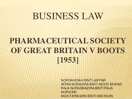 For the case of pharmaceutical society of gb v boots cash chemist. Pharmaceutical Society Of Great Britain V Boots