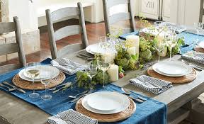 This easy table runner pattern can be completed in just two hours. 5 Ways To Decorate A Table With A Runner Pottery Barn