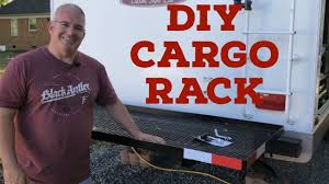 Rv bumper flip down storage rack. Diy Cargo Carrier For Your Rv Travel Trailer Fifth Wheel Youtube