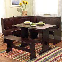 Jennings whitewash corner breakfast nook dining set. Corner Dining Nook Benches Wayfair