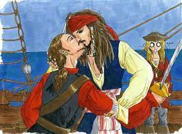 Captain jack sparrow x will turner nackt