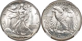 1942 Walking Liberty Half Dollar Values