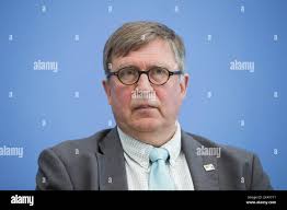 President of Deutsche Kinderhilfe (German Children Help) Rainer Becker is  pictured during a press conference to present statistics regarding violence 