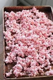 White Chocolate Popcorn Eat Good 4 Life White Chocolate Popcorn Pink Baby Shower Baby Shower Food