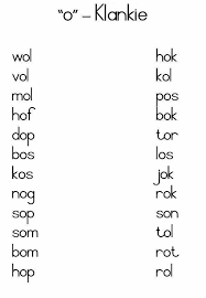 On Klanke Afrikaans Language Free Printable Alphabet Worksheets Letter Recognition