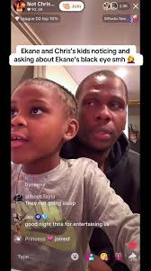 Chris Kids Asking Him What Happened to Mama Eyes