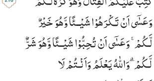 Adapun penjelasan lain tentang surat al baqara ayat. Gambar Al Quran Surat Al Baqarah 2 Ayat 216 Buletin Online Jum At