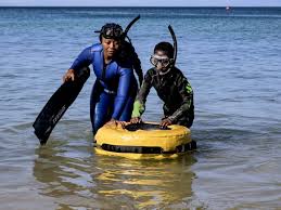 First black female freediving instructor in South Africa